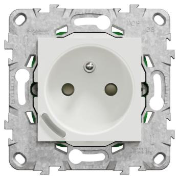  Wiser 2P+T Connect�e 16A Blanc 