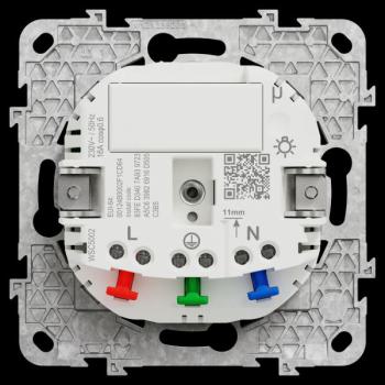  Wiser 2P+T Connect�e 16A Blanc 