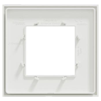  Unica D plaq blanc/argent 1P 