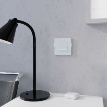  Unica D plaq blanc/argent 1P 