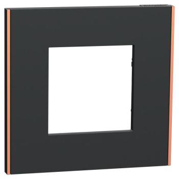  Unica D plaq anth/cuivre 1P 