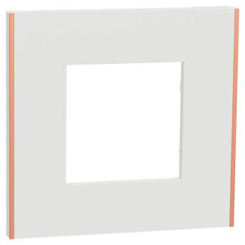  Unica D plaq blanc/cuivre 1P 