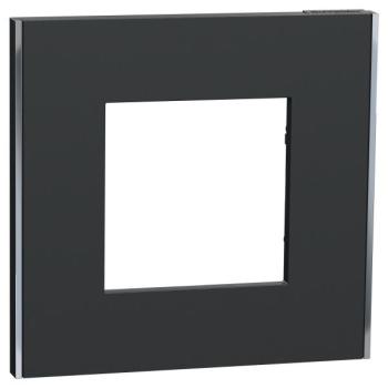  Unica D plaq anth/argent 1P 