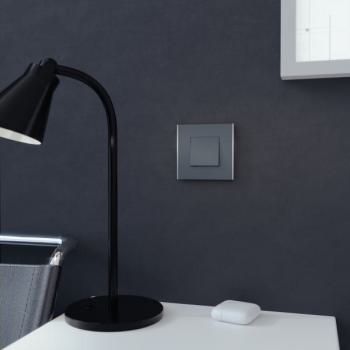  Unica D plaq anth/argent 1P 