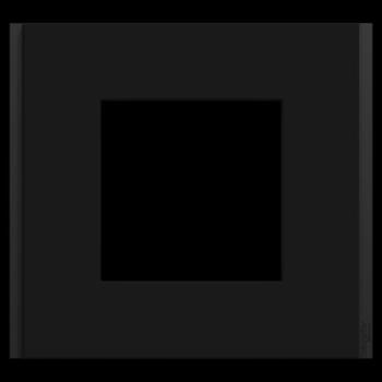  Unica D plaq gomme noire 1P 