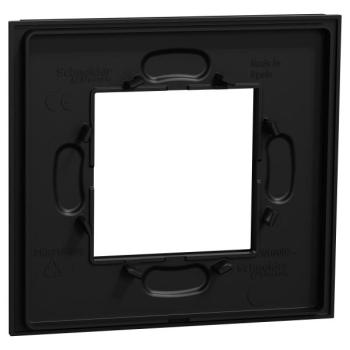  Unica D plaq gomme noire 1P 