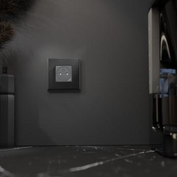  Unica D plaq recycl noir 1P 