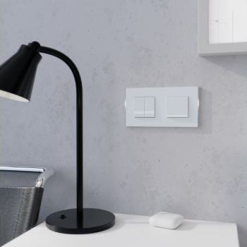  Unica D plaq blanc/argent 2P 