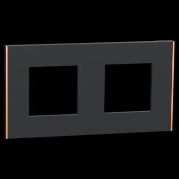  Unica D plaq anth/cuivre 2P 