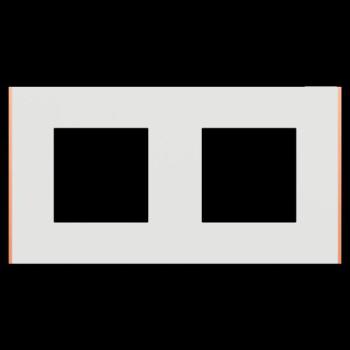  Unica D plaq blanc/cuivre 2P 