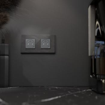  Unica D plaq ardoise 2P 