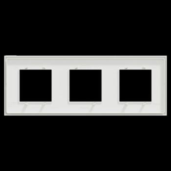  Unica D plaq blanc/argent 3P 