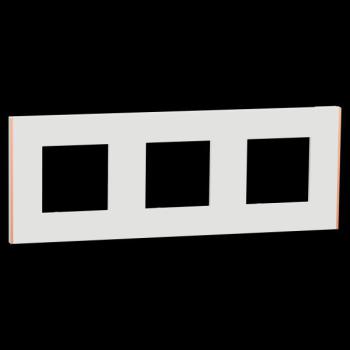  Unica D plaq blanc/cuivre 3P 