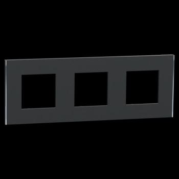  Unica D plaq anth/argent 3P 