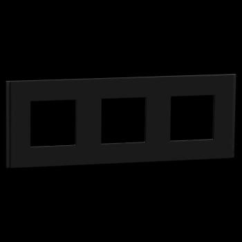  Unica D plaq gomme noire 3P 