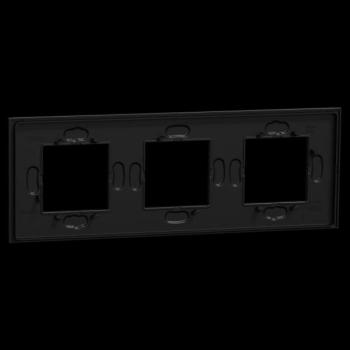  Unica D plaq gomme noire 3P 