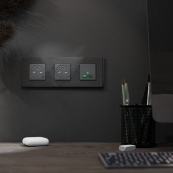  Unica D plaq ardoise 3P 