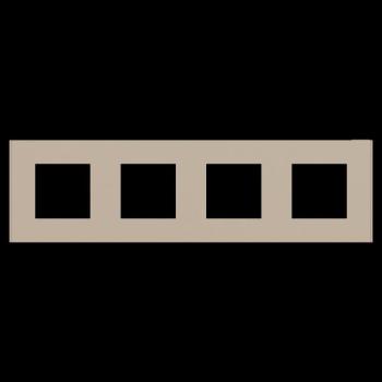  Unica D plaq taupe 4P 