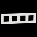  Unica D plaq blanc/argent 4P 