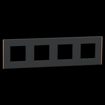  Unica D plaq anth/cuivre 4P 