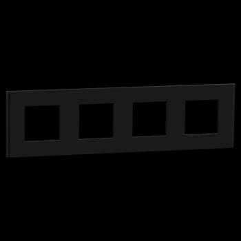  Unica D plaq gomme noire 4P 