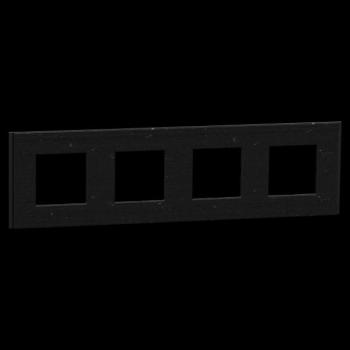  Unica D plaq recycl noir 4P 