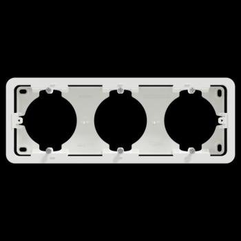  Bote en saillie blanc 3P 