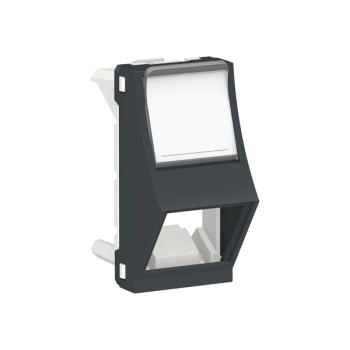  Prise 1 RJ45 S-One inc 1m Anth 