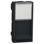  Prise 1 RJ45 S-One 1m Anth 