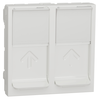  Prise 2 RJ45 S-One 2m Bl A 