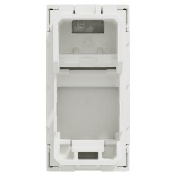  Prise 1 RJ45 Keyst 1m Blc ant 