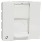  Prise 1 RJ45 Keyst 2m Blc ant 