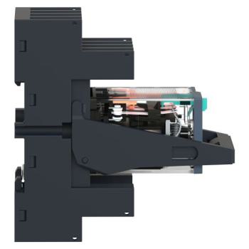  relais + embase 2OF 12A 24VDC 