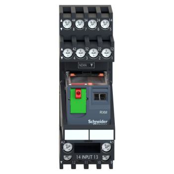  relais + embase 4OF 6A 24VAC 