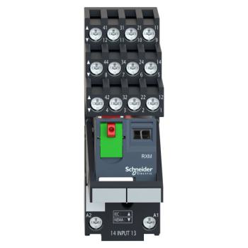  relais + embase 4OF 6A 24VAC 