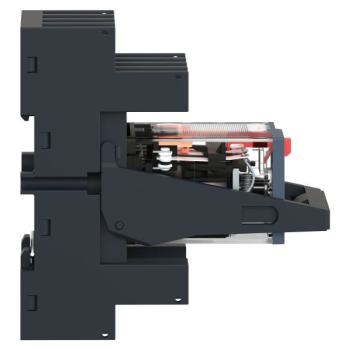  relais + embase 4OF 6A 230VAC 