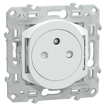 Prise 2P+T affl Griffes Blanc 
