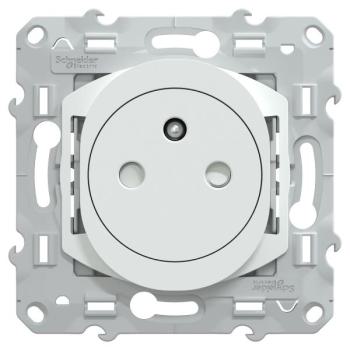  Prise 2P+T affleurante Blanc 