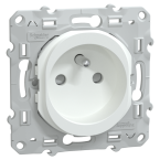  Prise 2P+T  puits Auto Blanc 