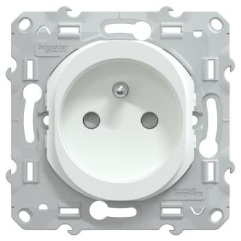  Prise 2P+T � puits Auto Blanc 