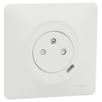  Combi 2P+T affl + USB-C Blanc 