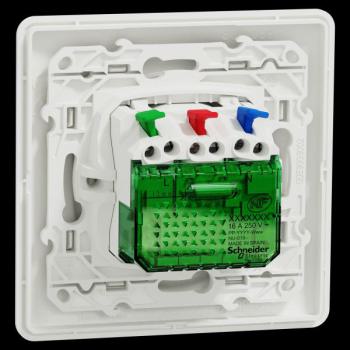  Combi 2P+T affl + USB-C Blanc 