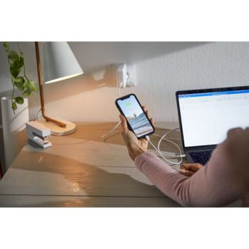  Combi 2P+T affl + USB-C Blanc 