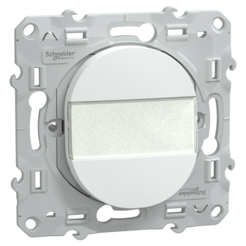  Poussoir Porte Etiquette Blanc 