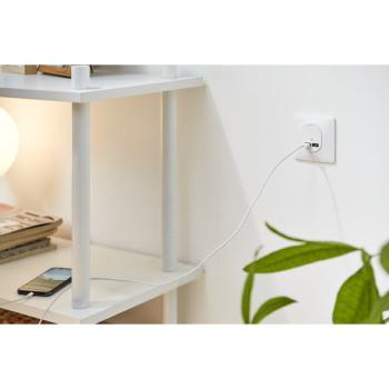  Chargeur USBA 7,5W+C 45W Blanc 