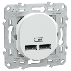  Chargeur USB A+A 10,5W Blanc 