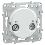  Prise TV-R Blanc 