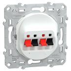  Prise HP 2 sorties Blanc 