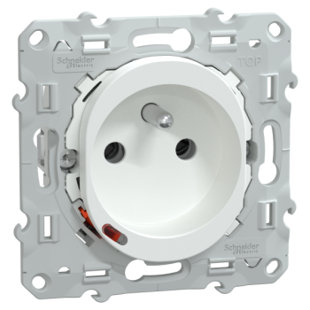  Wiser 2P+T Connect�e 16A Blanc 