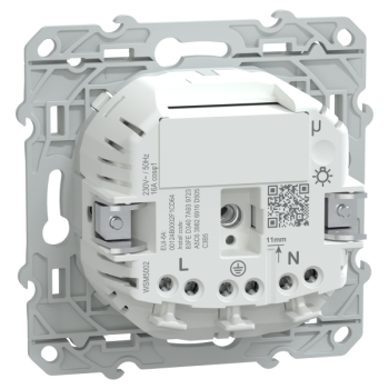  Wiser 2P+T Connect�e 16A Blanc 